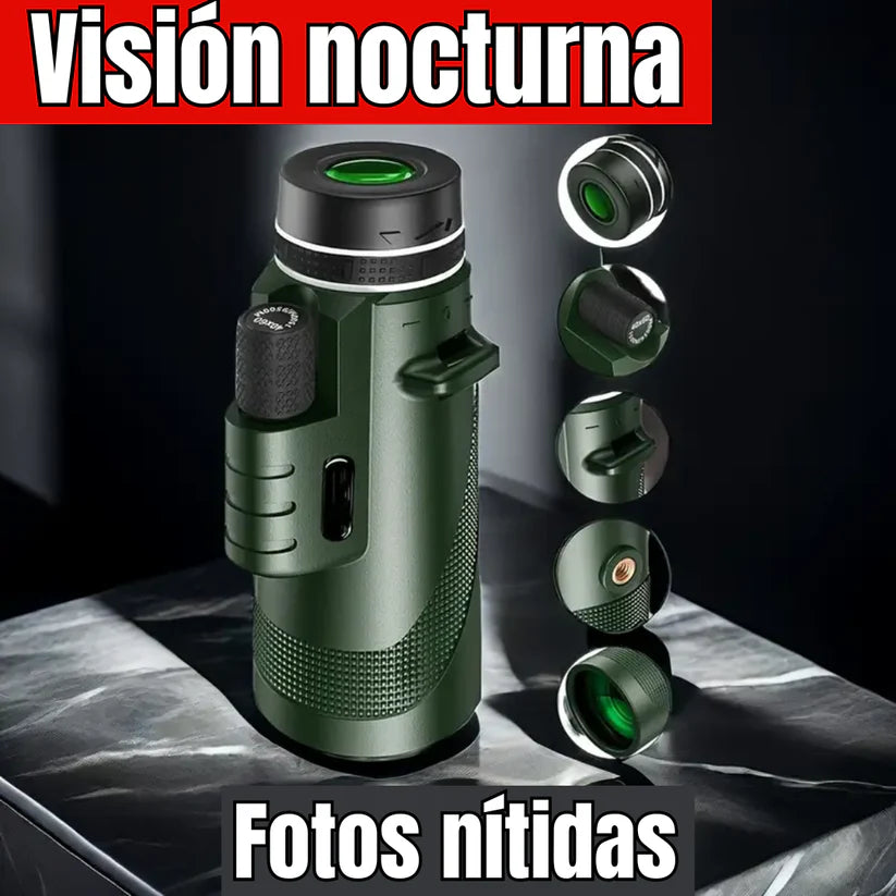 Telescopio Monocular Adaptable para Celular